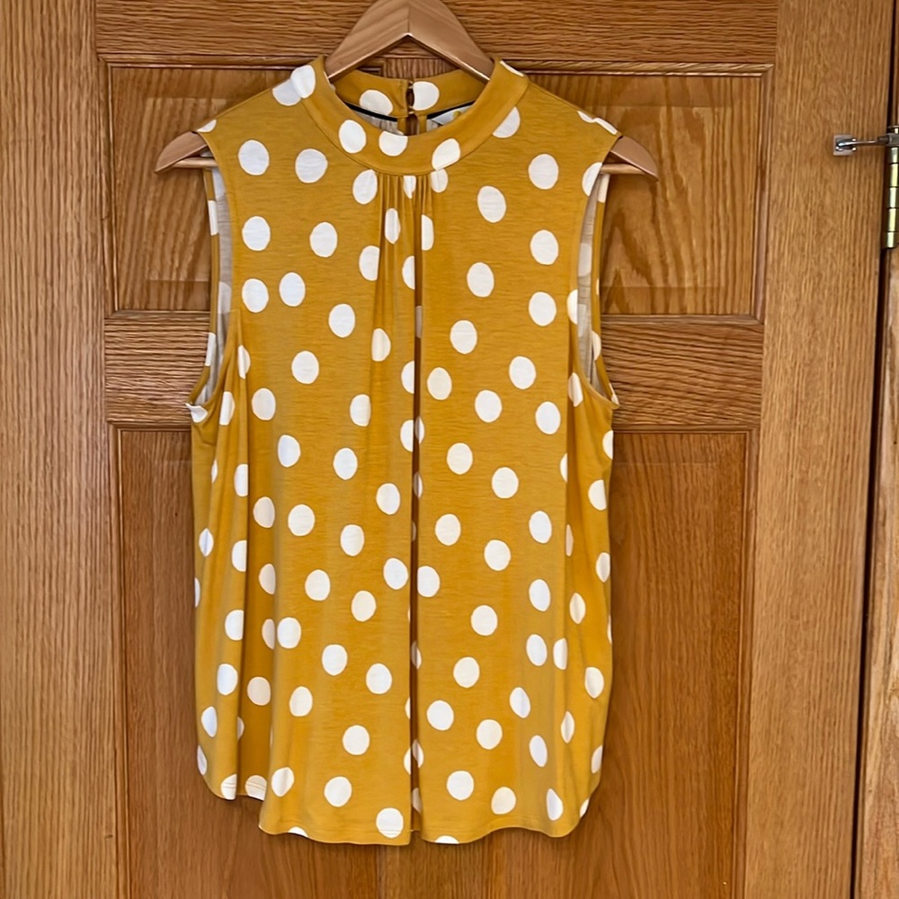 Boden Polka Dot Sleeveless Shell Top
